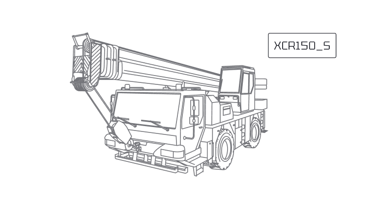 Короткобазный кран XCMG XCR150 S